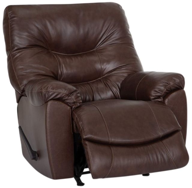 Franklin™ Trilogy Federica Brown Leather Power Rocker Recliner-2