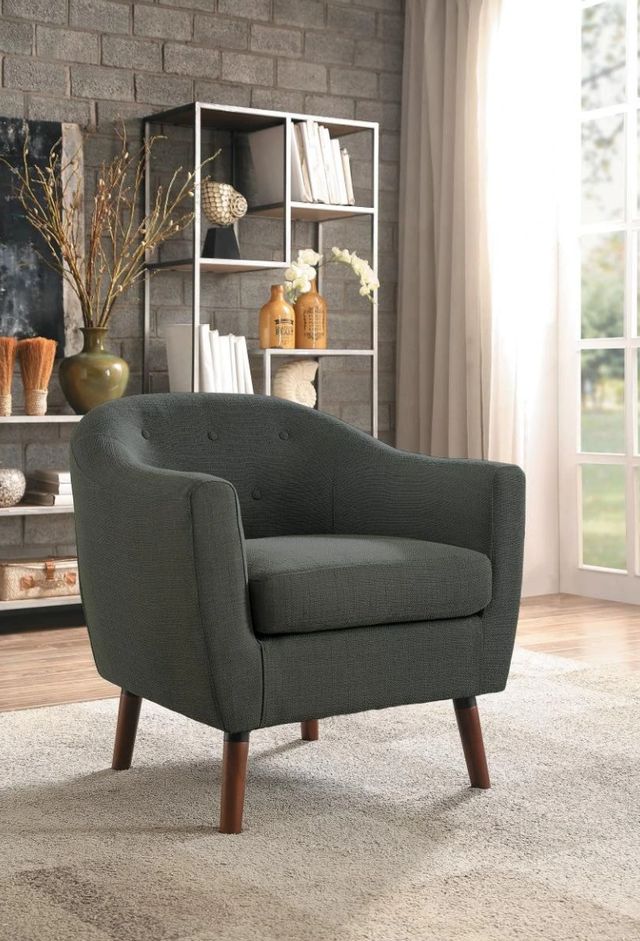 Homelegance® Lucille Gray Accent Chair-1