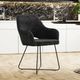Primo™ International Chaise 2-Piece Duda Black Dining Arm Chair Set-1