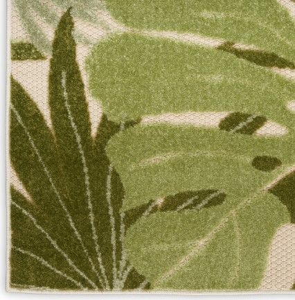 Nourison Home™ Aloha Ivory Green 5'x8' Style 3 Area Rug-3