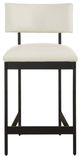 Uttermost® Apsley Black/White Counter Stool-3