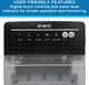 Avanti® Speedy Ice 10" 33lb Stainless Steel Countertop Bullet Ice Maker-1