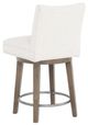 Fairfield® Customizable Entree Dining Concave Short Back Swivel Counter Stool-3