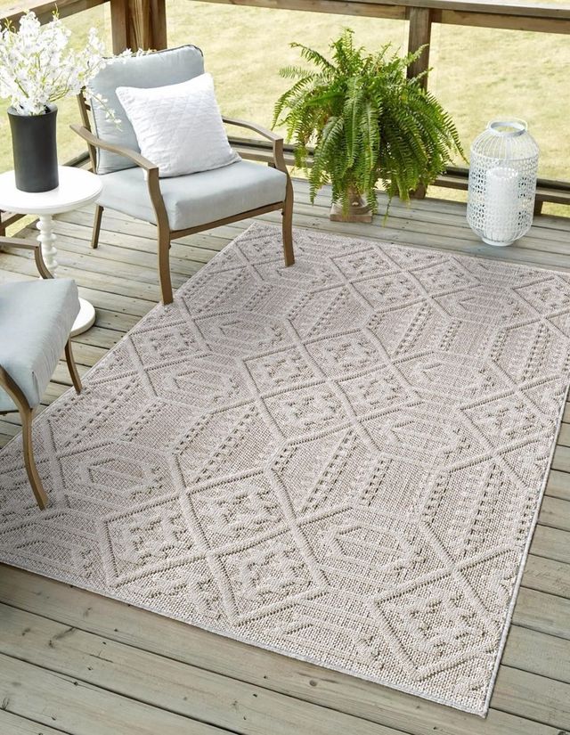 KAS Rugs Terra Natural Antonio 5'x7' Area Rug-4