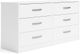 Signature Design by Ashley® Flannia 2-Piece White Full Panel Bed Set-2