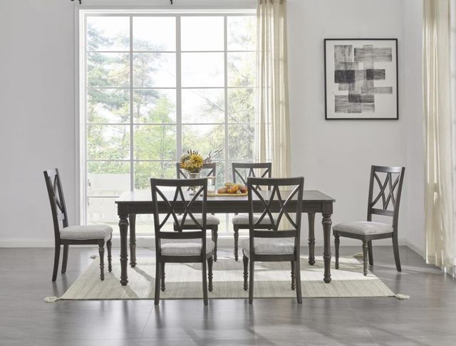 Signature Design by Ashley® Lanceyard 7-Piece Grayish Brown Dining Table Set-3