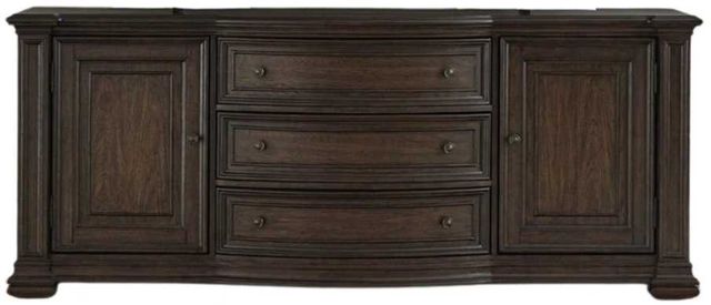 Liberty Furniture Provence Park Chateau Brown 78" TV Console-0