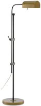 Currey & Company Hearst Antique Brass/Oil Rubbed Bronze Floor Lamp-0