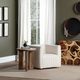 Crestview Collection Maddison White Accent Chair-4