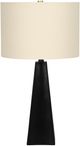 Monarch Specialties Inc. 27"H Black Resin Table Lamp-0