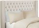 Olliix by Madison Park Amelia Cream King Upholstery Headboard-2