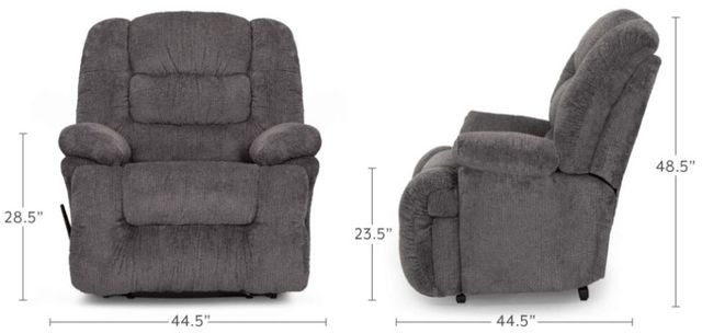 Franklin™ Everest Nucleus Fudge Power Oversized Rocker Recliner-2