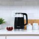 Kenmore® 1.7L Black Double-Walled Glass Electric Kettle-1