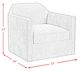 Elements International Hamlin Cement Swivel Chair-1