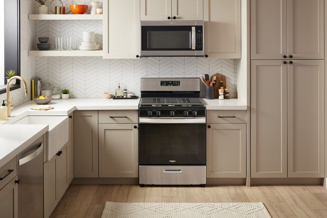 Whirlpool® 30" Stainless Steel Freestanding Gas Range-4