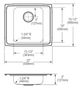 Elkay Lustertone® Classic Lustrous Satin Stainless Steel 22" x 19.5" x 5" 4-Hole Rectangular Single Bowl Drop-in Classroom ADA Sink-1