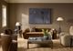Four Hands Marcia Brown Emperador Marble Top Coffee Table with Gray Reclaimed French Oak Base-2
