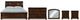 Millennium® by Ashley Porter 5-Piece Rustic Brown California King Sleigh Bed Set-0