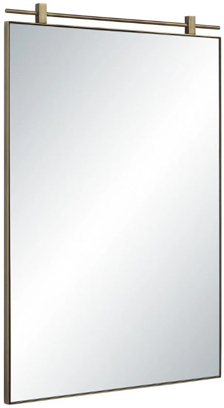 Renwil® Neem Dark Antique Brushed Brass Accent Mirror-2