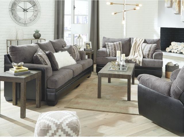 Signature Design by Ashley® Millingar Smoke Sofa-4