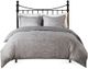 Olliix by Madison Park 3 Piece Grey King/California King Walter Printed Seersucker Duvet Cover Set-0