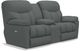 La-Z-Boy® Morrison Grey Power Reclining Loveseat with Console-1
