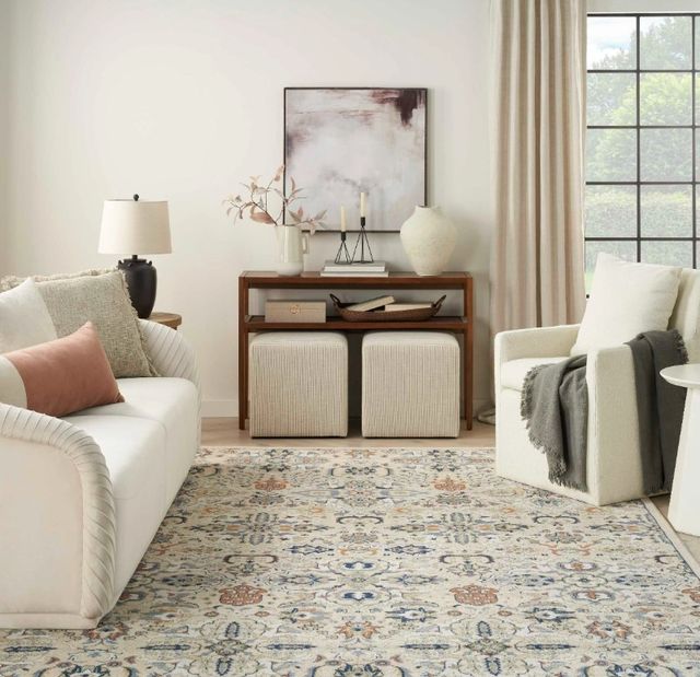 Nourison Home™ Allur Beige 5'x7' Area Rug-1