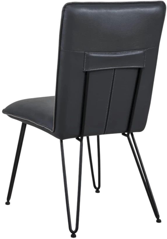 Modus Furniture Crossroads Demi Cobalt Upholstered Dining Side Chair-3