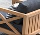 CabanaCoast® Customizable Kensington SOL Teak™ Outdoor Sectional Slipper Chair Module-4
