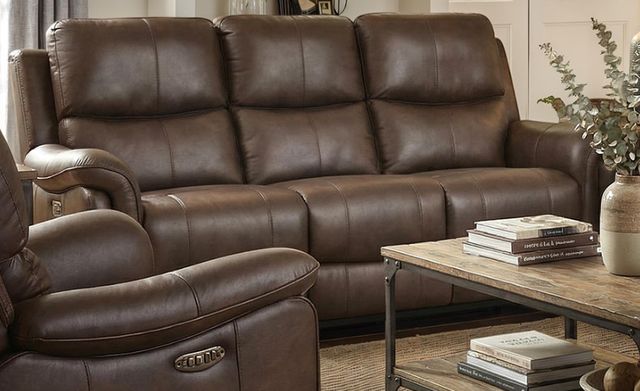 Behold™ Home Logan Brown Dual Power Motion Sofa-0
