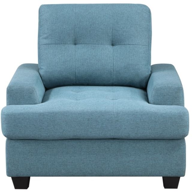 Mazin Furniture Dunstan Blue Chair-1