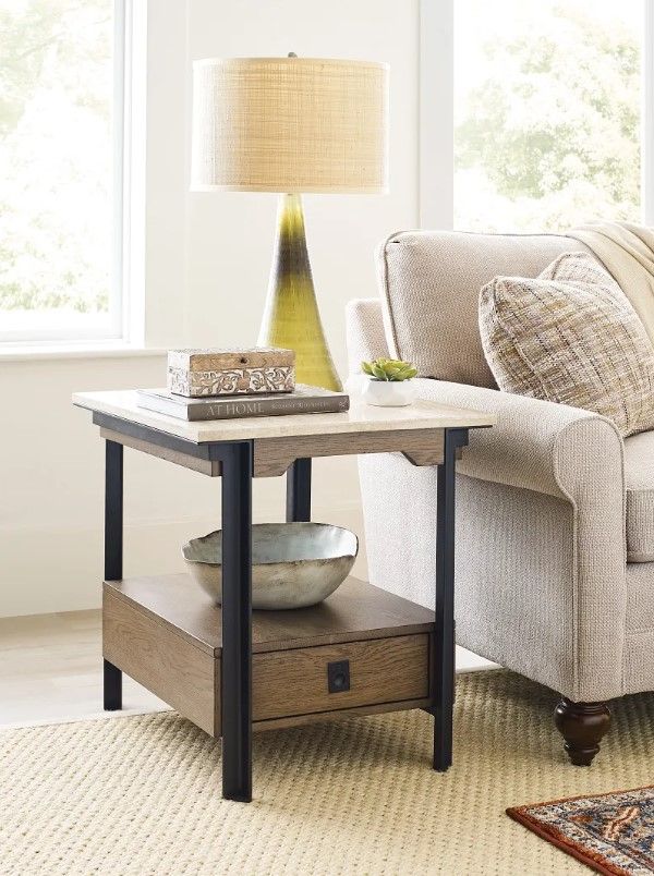 Hammary® Topaz-Hamilton Amber End Table-1