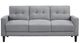 Coaster® Bowen 3-Piece Gray Upholstered Track Arm Tufted Seating Set-1