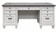 Martin Furniture Hartford Linen White Double Pedestal Desk-1