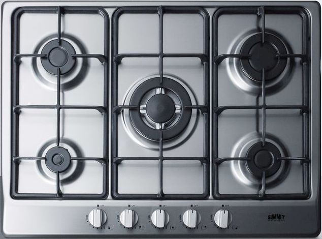 Summit® 27" Stainless Steel Gas Cooktop-0