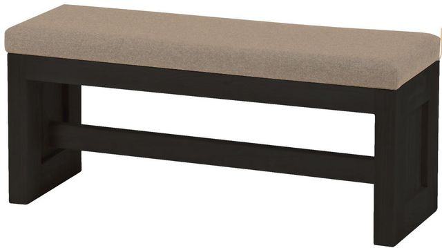 Crate Designs™ Furniture Espresso Upholstered Bench-0
