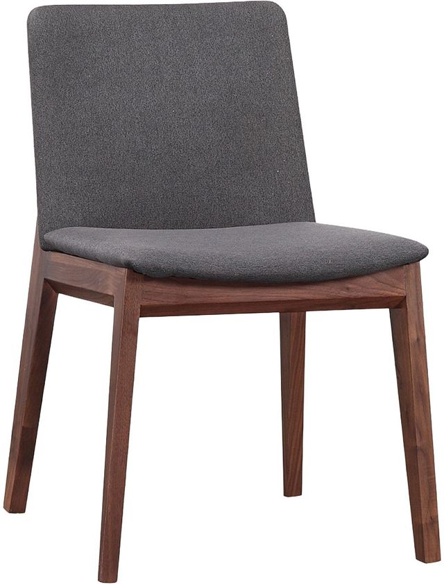 Moe's Home Collection Deco 2-Piece Dark Grey Dining Chair Set-0