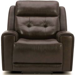 Liberty Furniture Carrington Dark Brown Leather Triple Power Reclining Chair