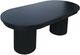 Jofran Inc. Auden Black 101" Double Pedestal Dining Table-0