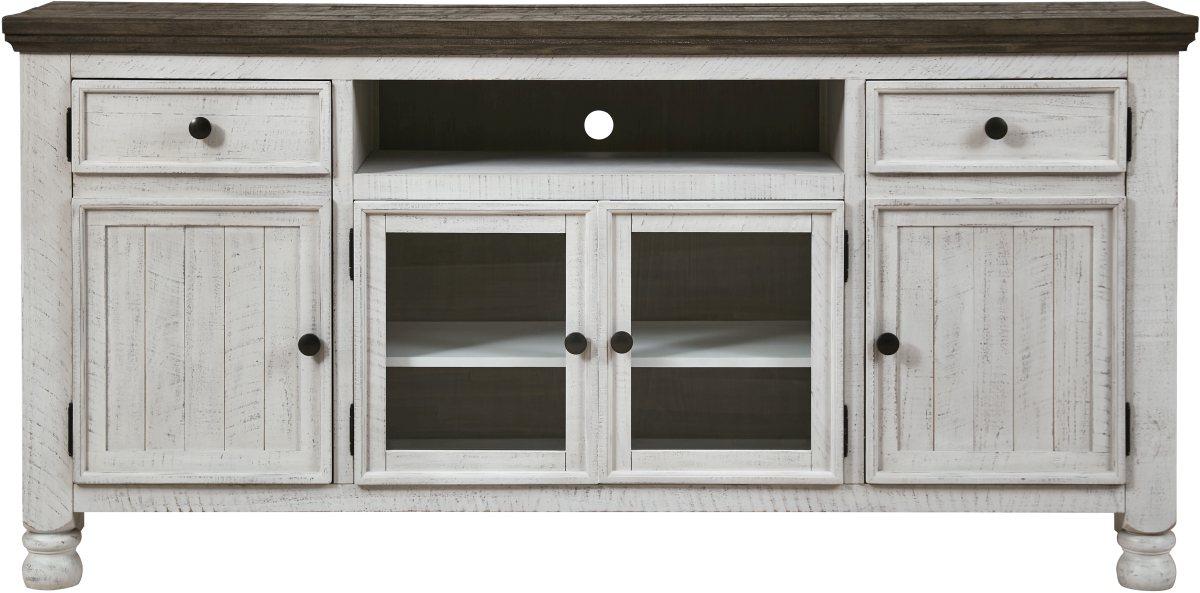 Signature Design by Ashley® Havalance Two-Tone TV Stand | Big