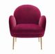 TOV Furniture Gwen Plum Velvet Chair-1
