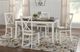 Powell® Jane 5-Piece Honey Brown/Vanilla White Dining Set-2