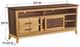 Whittier Wood® Furniture Addison Duet 64" Sound Bar Media Console-1