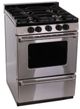Premier Pro Series 24" Stainless Steel Freestanding Natural Gas Range-1