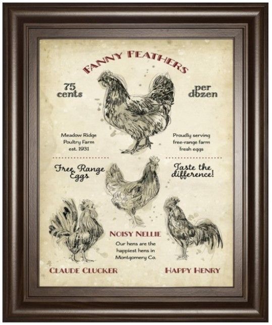 Classy Living Studio W Hen House II Wall Art-0