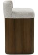 Rowe® Customizable Kindred Low Back Counter Stool in Sesame Legs-4