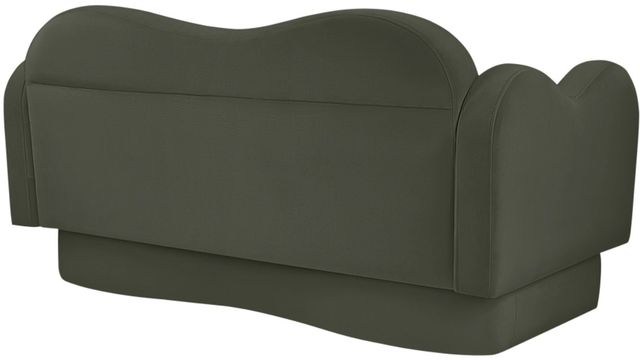Meridian Furniture Bloom Green Velvet Loveseat-3