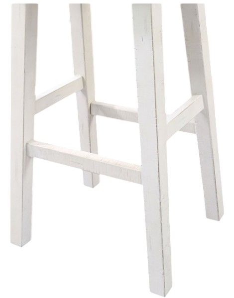 Furniture of America® Biasca 2-Piece Gray/White Bar Stool Set-2