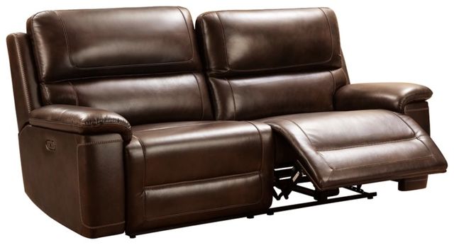 Signature Design by Ashley® Wentler Brown Power Reclining Sofa-1