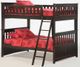 Night & Day Furniture™ Ginger Dark Chocolate Full/Full Bunk Bed-0